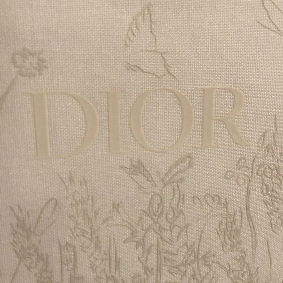 DIOR Beauty Makeup Bag Pouch Floral Flat Medium Authentic Luxury Gift - Picture 8 of 13